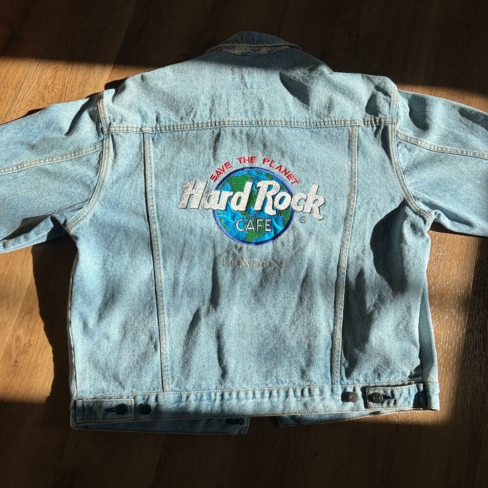 80s Hard Rock Jean Jacket - London